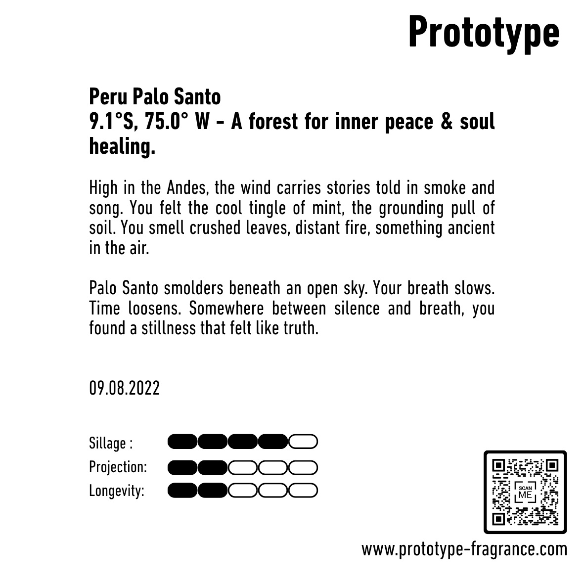 Peru Palo Santo - Eau de parfum