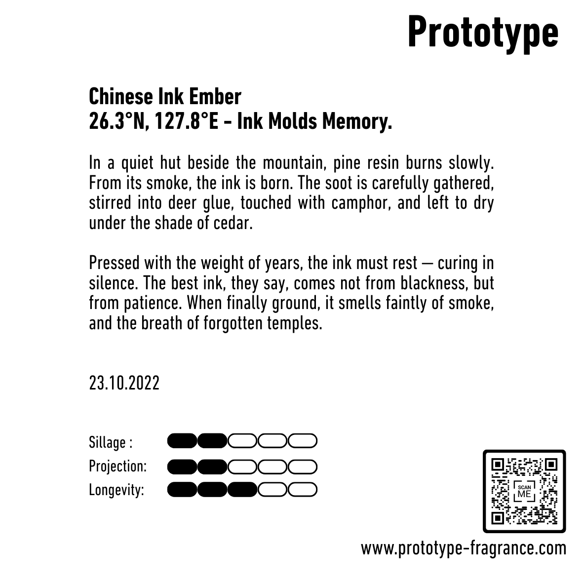 Chinese Ink Ember - Eau de parfum