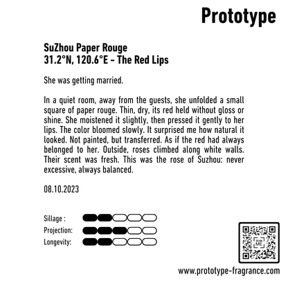 SuZhou Paper Rouge - Eau de parfum