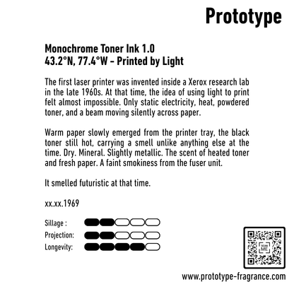 Monochrome Toner Ink 1.0 - Eau de parfum